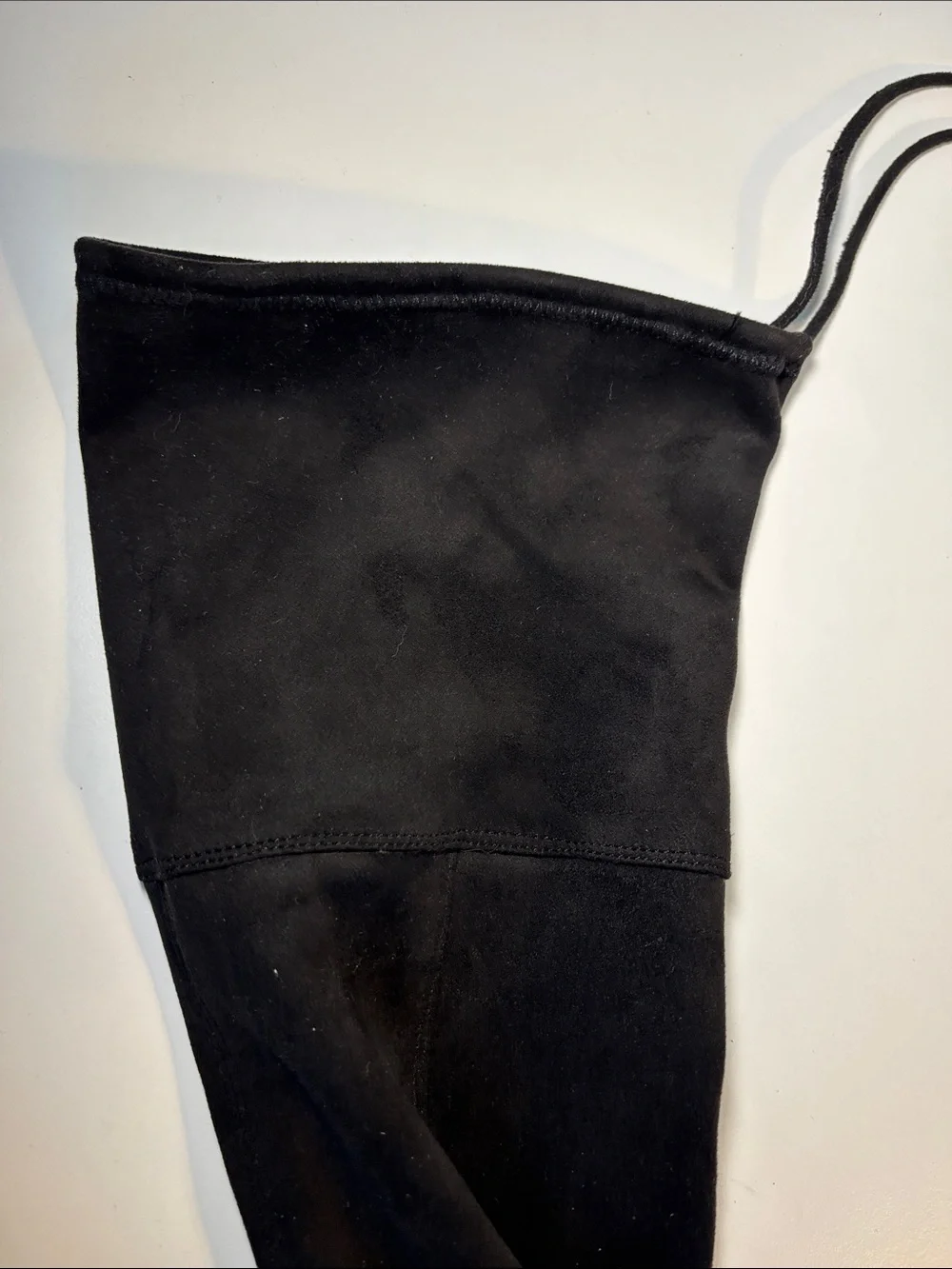 Franco Sarto Black Over-the-Knee Block Heel Boots